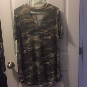 Camo tunic